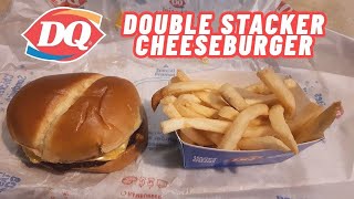 Dairy Queen Double Stacker Cheeseburger Review