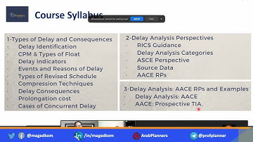Delay Analysis and EOT Claims - Introduction