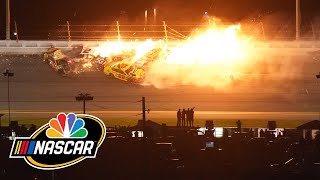 Michael McDowell wins Daytona 500 amid wild last-lap wreck | Motorsports on NBC