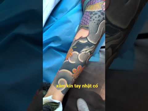 Video Hình xăm nhật cổ kín tay cực đẹp, ae lên tham khảo. - youtube