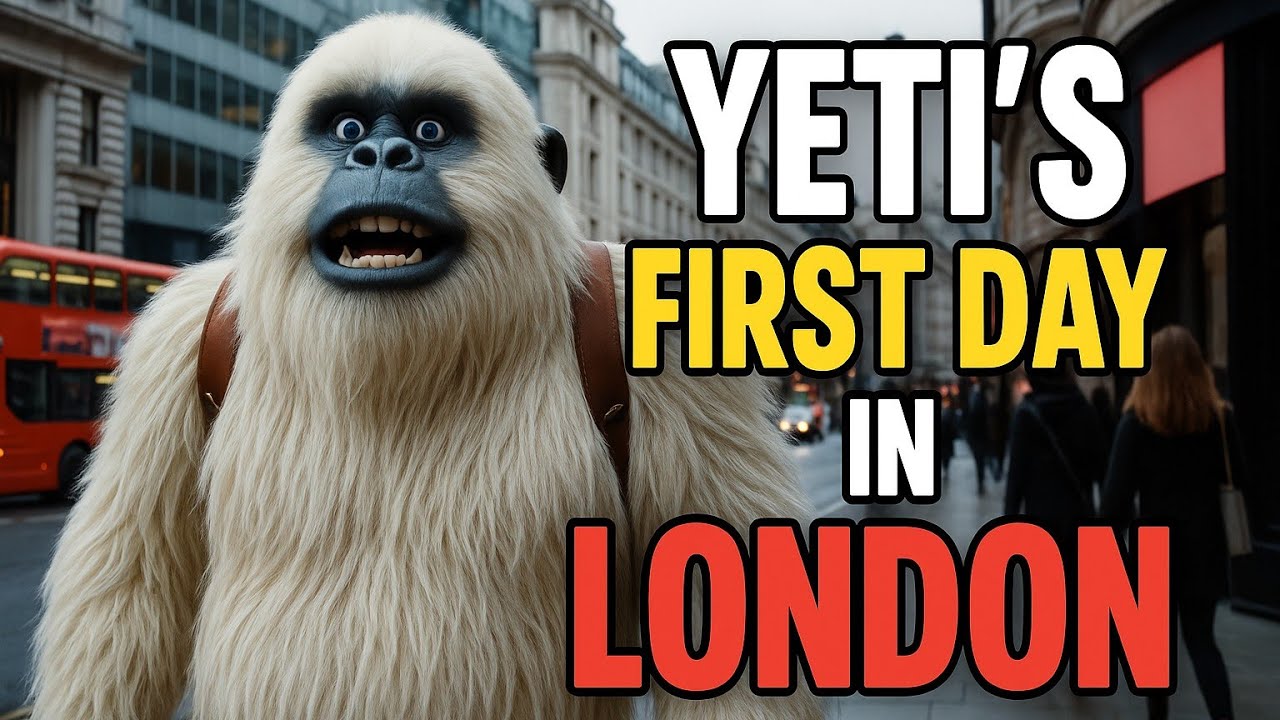 Day 1: Yeti Arrives in London 🇬🇧 | Cinematic AI Travel Vlog