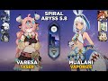 C0 Varesa Taser & C0 Mualani Vaporize | Spiral Abyss 5.8 | Genshin Impact 5.8