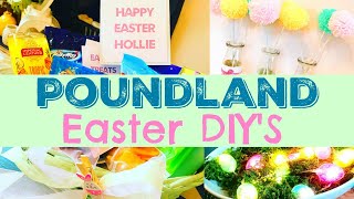 POUNDLAND HACKS | Easter DIY's | MAKE YOUR OWN KIDS EASTER BASKETS  (ad)