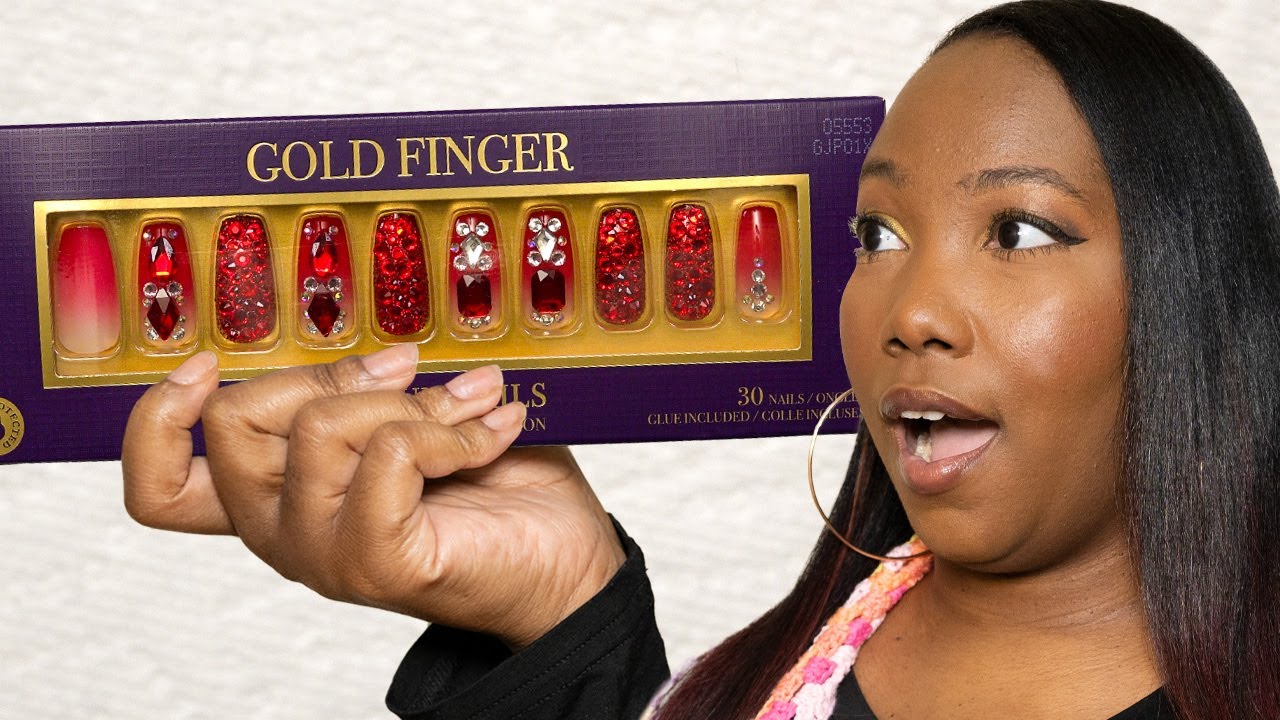 Я носила накладные ногти целую неделю — Gold Finger