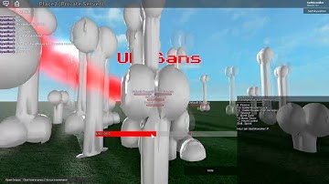 Underfell sans showcase script ROBLOX
