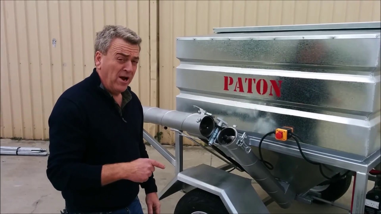 Paton Livestock Feed Cart 1 5 Tonne Youtube
