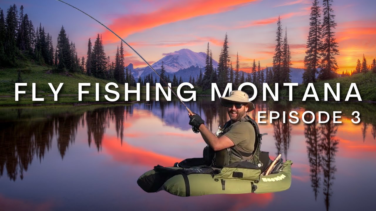 Fly Fishing From A Float Tube on a SECRET Montana Lake (Episode 3) 