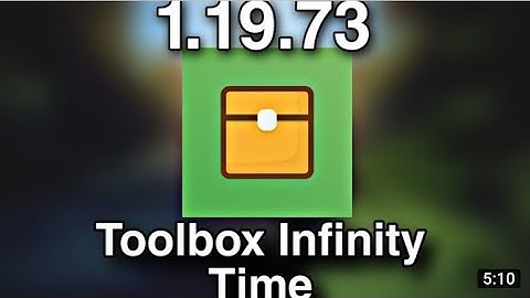 Toolbox 1.19.73 Infinity Time | 32 Bit Firxed | Toolbox For Pocket Edition | Toolbox 32 | 64 Bit
