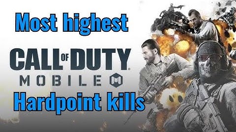 Highest kills in |Call of duty |mobile |Hardpoint rust