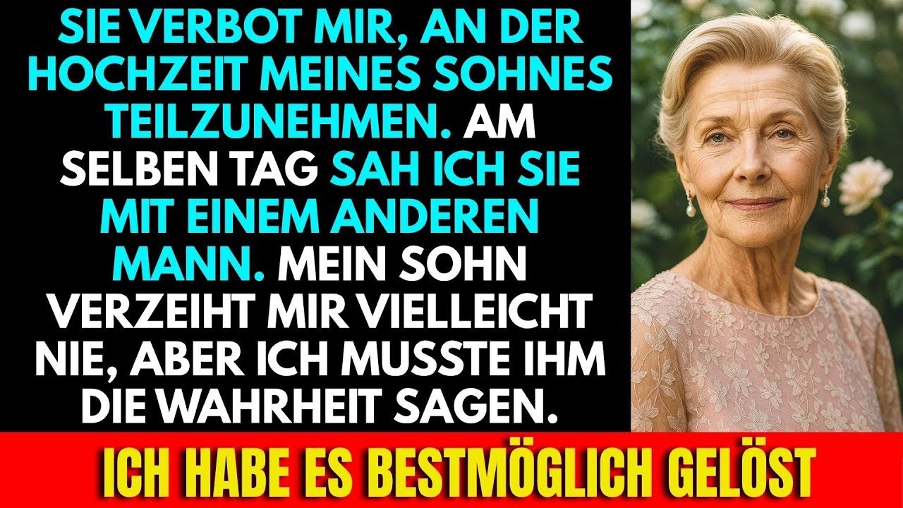 Schwiegertochter sagte： ‚Deine Mutter nicht auf der Feier‘ – Am selben Tag fand ich ihre Affäre