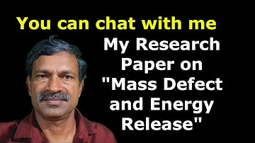 "A Hypothesis on the Explosive Transformation of Mass Defect in Nuclear Reactions" | My Paper Title