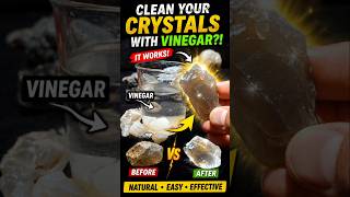 The Secret to Cleaning Crystal Stones #mining