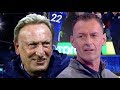 "Cardiff will go down!" Awkward moment between Chris Sutton and Neil Warnock