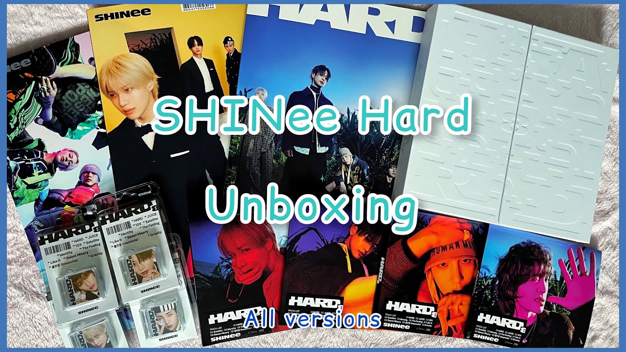 Unboxing SHINee 5th Japanese Single Album Dazzling Girl [Limited