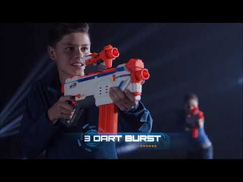 Nerf Modulus - Regulator Blaster - inc Short & Long Scope, Storage Stock & 24 Elite Darts