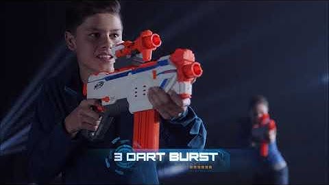 Nerf Modulus - Regulator Blaster - inc Short & Long Scope, Storage Stock & 24 Elite Darts