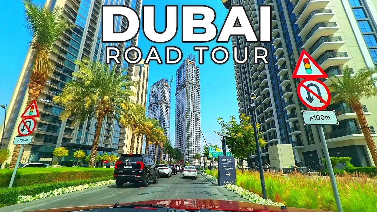 DUBAI CREEK HARBOUR TO DEIRA CITY CENTRE in 4K | Relaxing Dubai City Road Trip 🚗🇦🇪