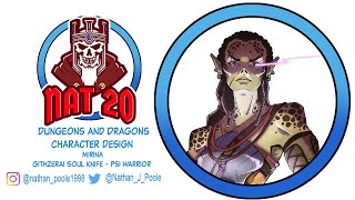 Dnd Character Design Githzerai Soul Knifepsi Warrior