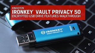 Tutorial de las características del dispositivo USB encriptado Kingston IronKey™ Vault Privacy 50 screenshot 3