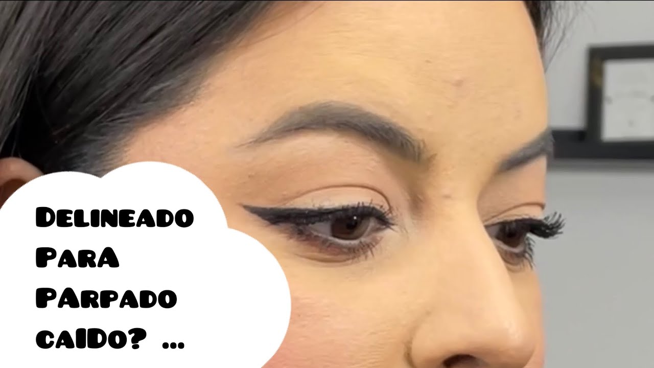 Eyeliner / Delineado para párpados caídos