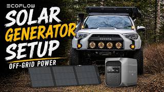 EcoFlow Solar Generator Setup - Off-Grid Power Solution