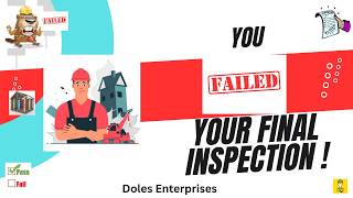 Why did my inspection fail?  Breaker too big!!! Inspector offers incite to common code issues.