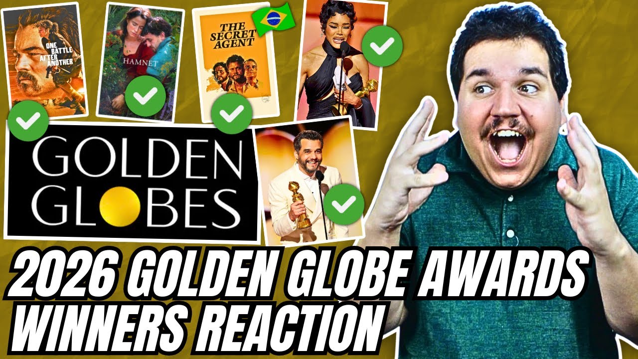 Реакция победителей премии «Золотой глобус» 2026 года (фильм «Секретный агент» гарантированно пол...