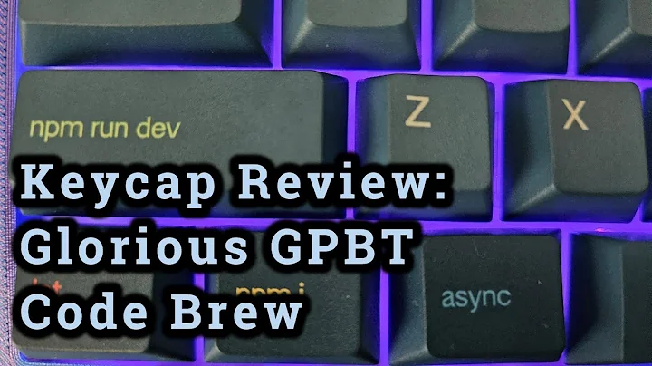 Glorious GPBT Code Brew Keycap Review