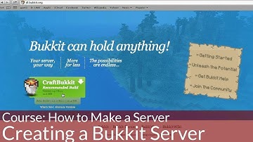 Course: How to Make a Server, Creating a Bukkit Server