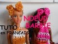 Tutoriel en français  Noeud pour cheveux barbie/poupée en élastique loom