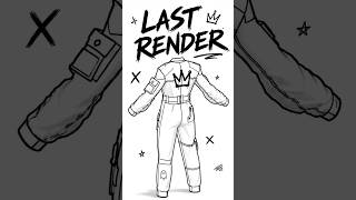 CLO3D Garment Process. The Final Render. #CLO3D #DigitalFashion #3DFashion #FashionDesign #3DGarment