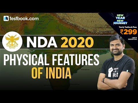Physical Features of India | Geography for NDA 2020 | General Ability Test Class for NDA 1