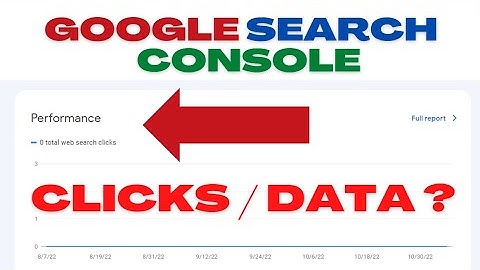 how to fix google search console not showing data or clicks