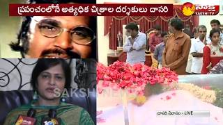Actress Jayamalini Pays Tribute To Dasari Narayana Rao