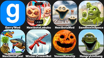 ROBLOX HUNGRY WORM in NEXTBOTS IN PLAYGROUND MOD,SANDBOX IN SPACE,HUNGRY LING GANG MELON,LABUBU,GMOD