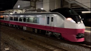 【送り込み回送/爆音ジョイント音】回9291M 常磐線 E657系K12編成(スカーレットブロッサム塗装) 回送 泉駅2番線 通過 0303-02