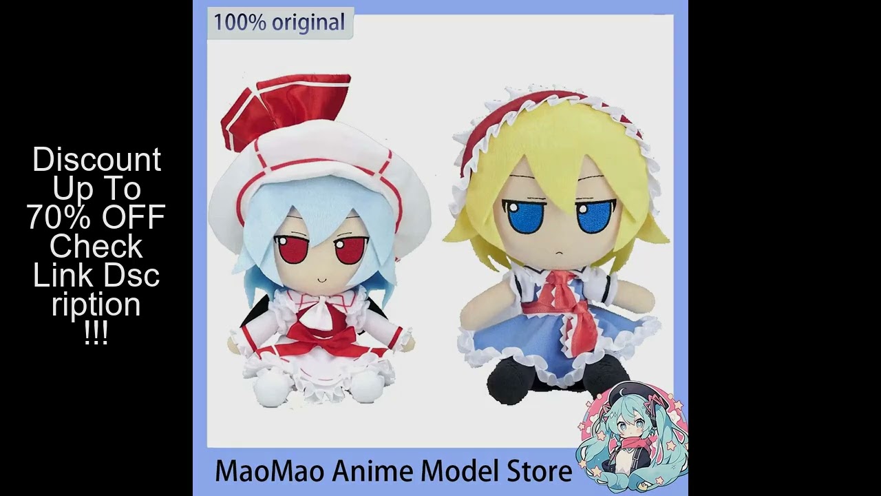 In Stock Original AmiAmi Gift Touhou Project Remilia Scarlet Alice fumo Plush Doll Cartoon Cute Chil