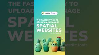 We launch Needle Cloud – the fastest way to get spatial apps & assets into the web! #threejs #web
