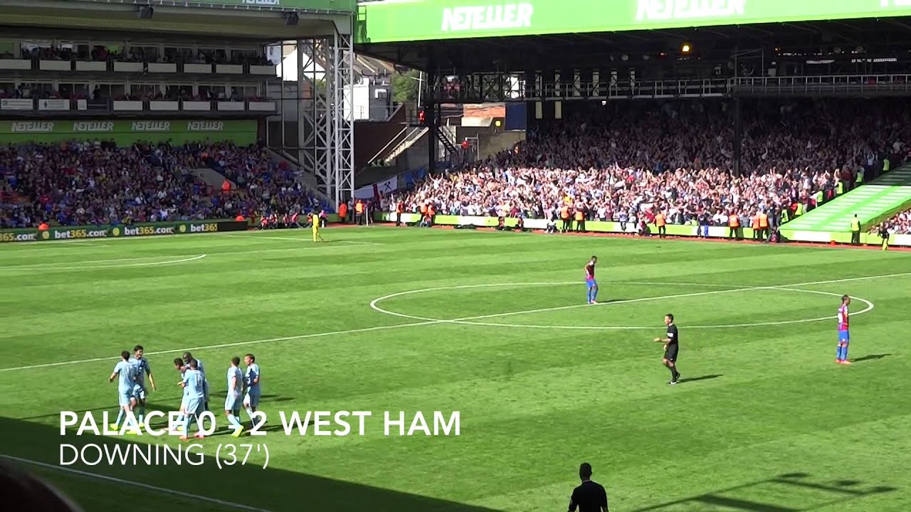 Crystal Palace 1 - 3 West Ham 2014 | PalaceFanTV