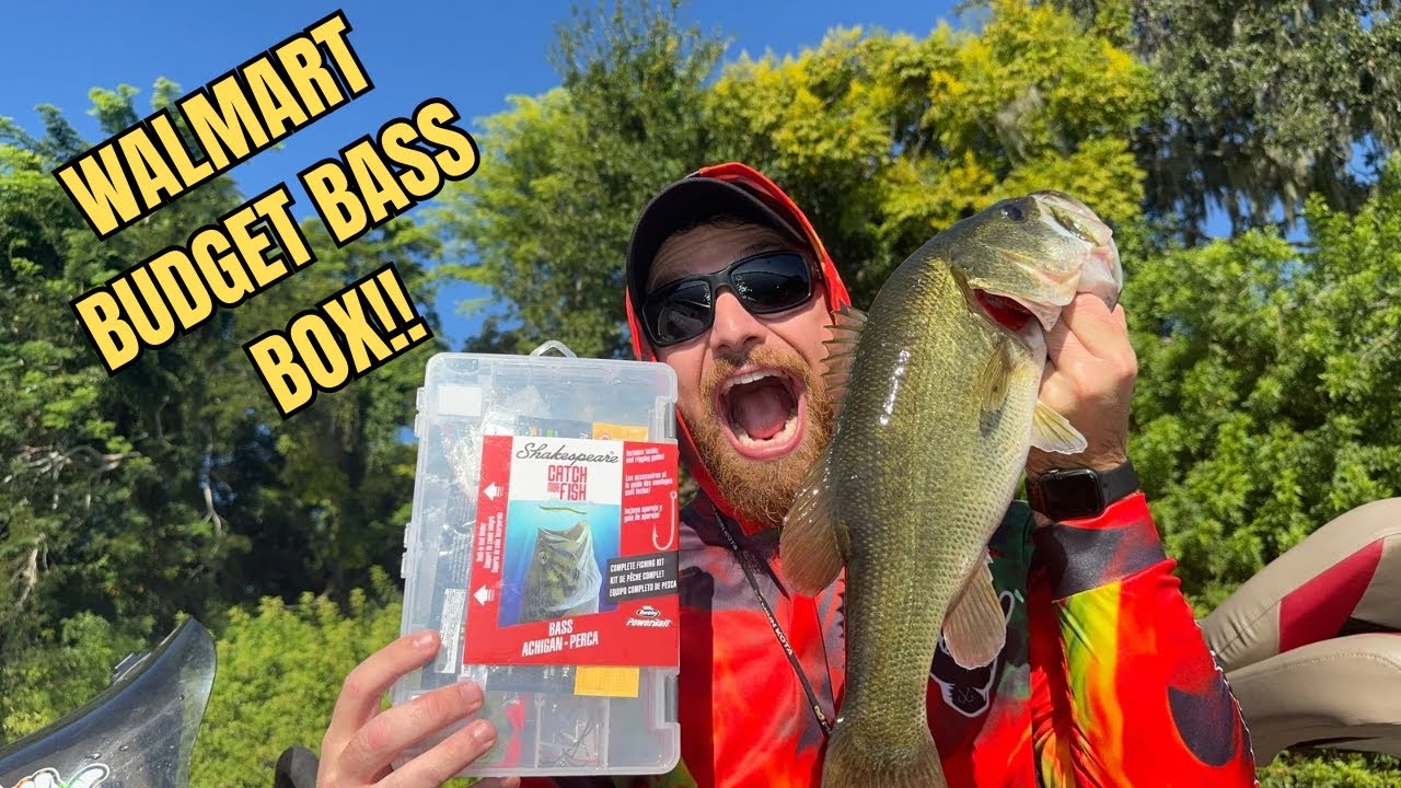 WALMART FISHING KIT CHALLENGE (BUDGET BASS FISHING)