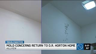 Troubleshooters: Mold concerns return to D.R. Horton home in Bullitt County