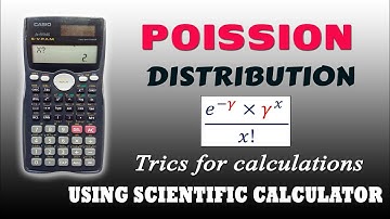 Poisson Distribution Calculation Trics Using Scientific Calculator fx 991 ms