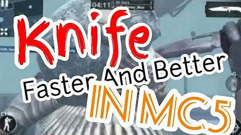 How to knife faster and better quicker in modern combat 5 | knife trick MC5 | Reckless killer