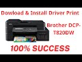 How to install Brother DCP T820DW Driver Print & Scan on Windows 11, 10