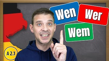Wer? Wen? Wem? What is the difference and how to use them