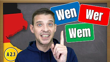 Jak se v němčině používají slova Wen a Wem?