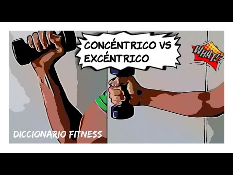 Movimiento EXCENTRICO y CONCENTRICO | Diccionario FITNESS | Qué son y EJEMPLOS