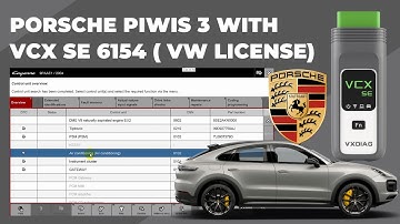 PORSCHE PIWIS 3 WITH VCX SE 6154 ( VW LICENSE )