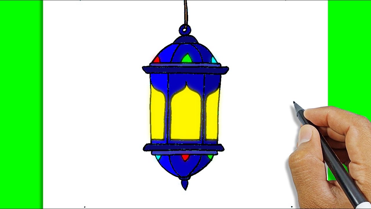 How To Draw Ramadan Lantern