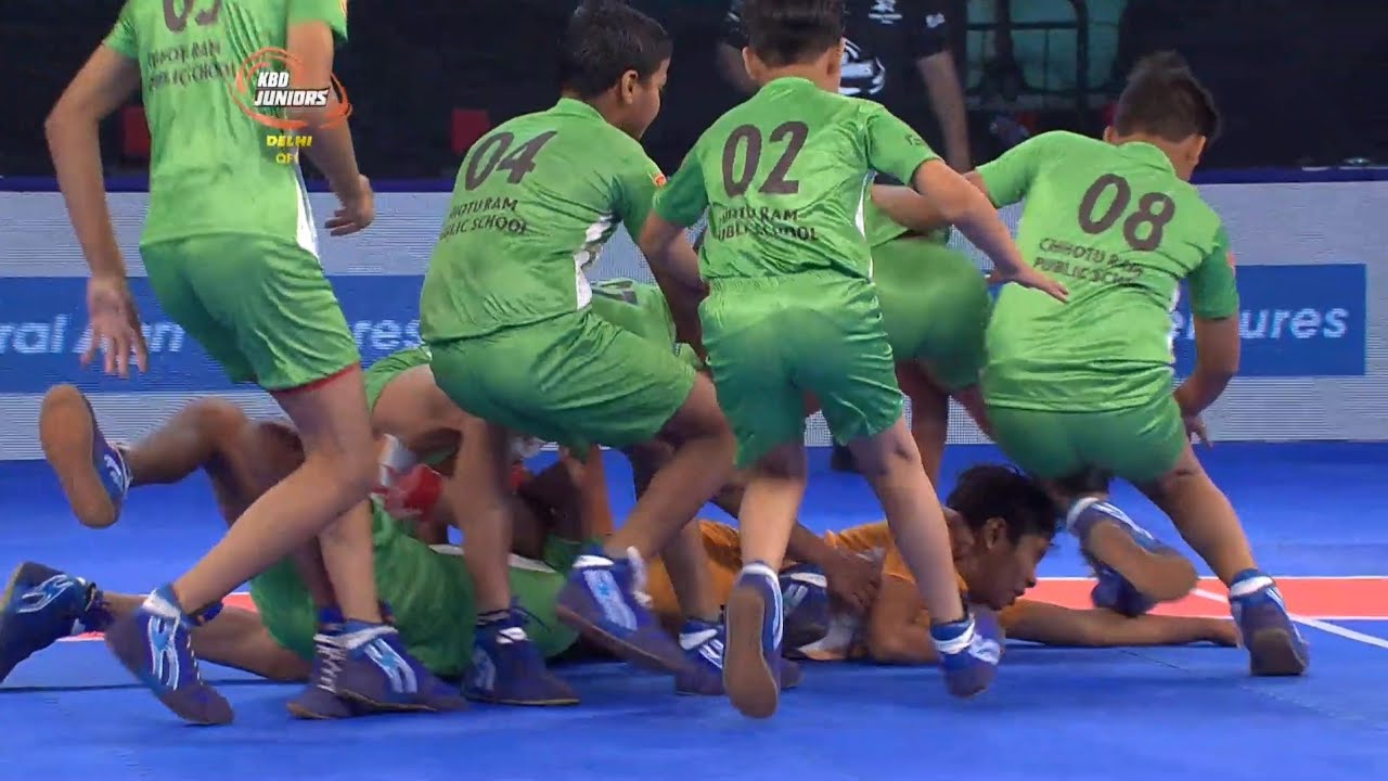 Chhotu Ram Public School vs Rama Public School QF1 Kabaddi Match Highlights | KBD Juniors Delhi 2018